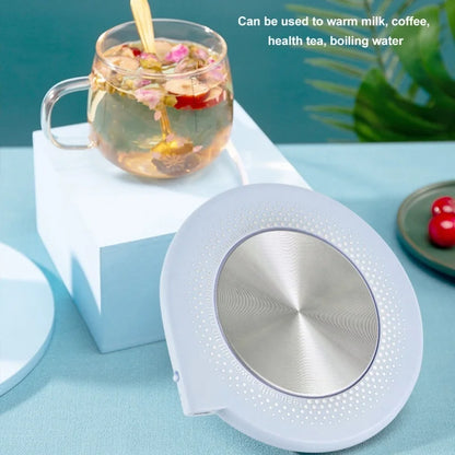 Coffee Mug Desk Warmer 55°C Constant Temperature Electric Cup Wamer Portable USB Fast Heating Coffee Warmer Blue