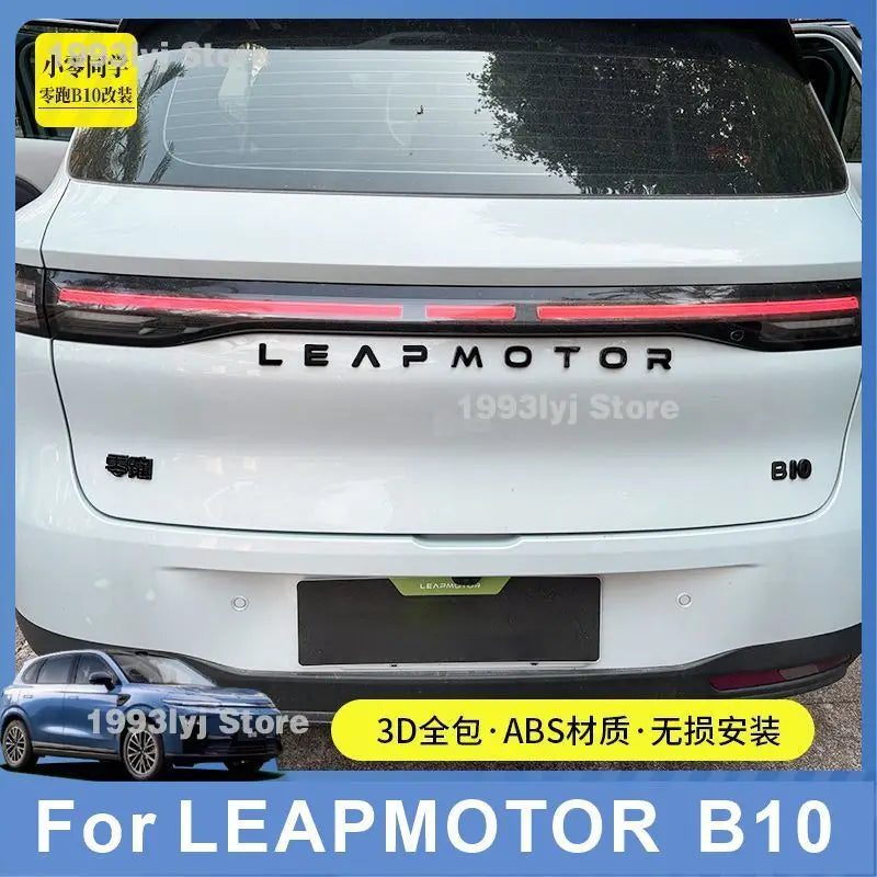 For LEAPMOTOR B10 Styling Plastic Rear Emblem Front Grille Badge High-end Decals Auto Exterior Decoration