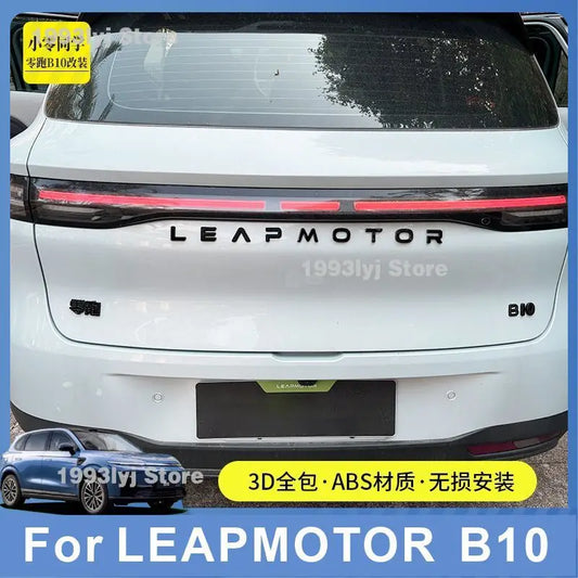 For LEAPMOTOR B10 Styling Plastic Rear Emblem Front Grille Badge High-end Decals Auto Exterior Decoration