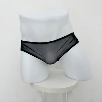 Men's sexy gold chain underwear, low-rise men's sexy thong