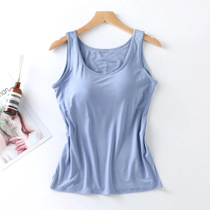 NHKDSASA Seamless Lingerie Women Vest Solid Crop Top Push Up Padded Bralette Woman Vest Basic Comfortable Soft Underwear 4XL