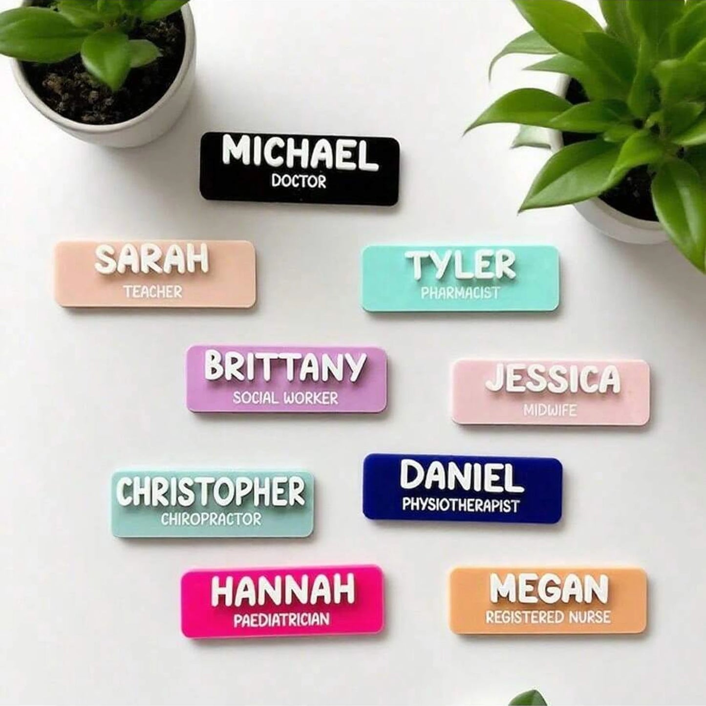 Personalized Custom Badges | Customized Personalized Name Badges | Name Badges | Educators | Nursing | Doctors | Teachers |