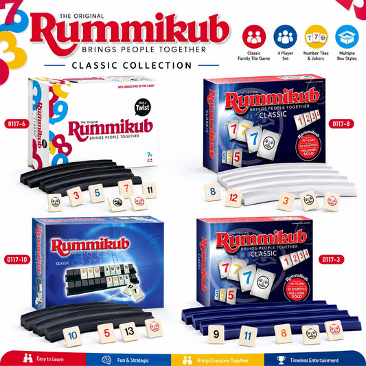 Number Tile Board Game, Classic Strategy Matching Game with Racks and Tiles for Family Game Night, English Version