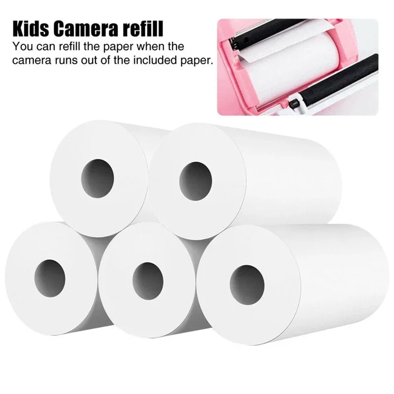 16 Rolls Thermal Paper 57x25 Mm Printing Label Roll for Mobile POS Photo Printer Cash Register Rolling Paper Office Stationery