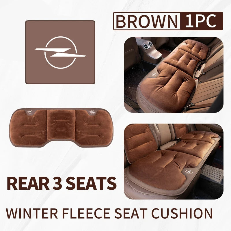 Car Seat Front Rear Winter Warm Comfort Velvet Cushion Accessories For Opel Astra G J H Insignia Zafira Corsa D C Vectra Vivaro