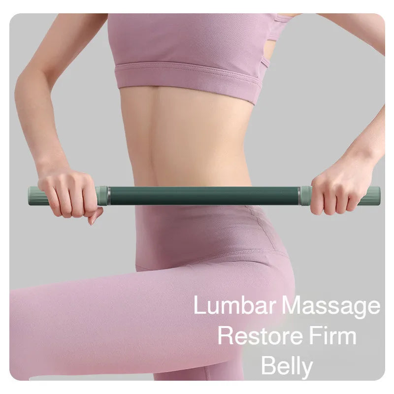 Extra Long Body Massage Stick for Yoga & Fitness, Muscle Relax Tool for Back Leg Stretching & Recovery