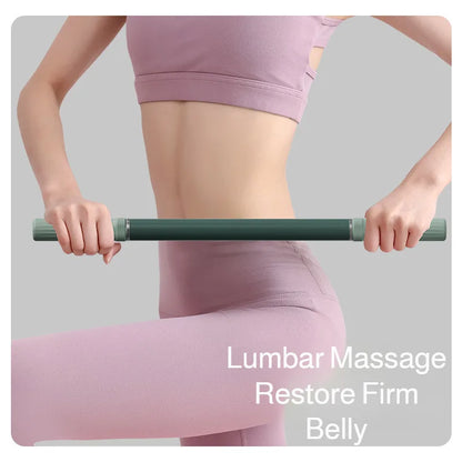 Extra Long Body Massage Stick for Yoga & Fitness, Muscle Relax Tool for Back Leg Stretching & Recovery