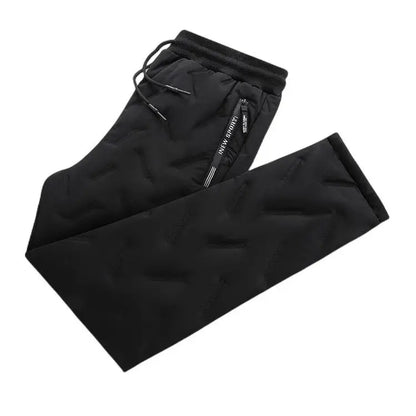 Lamb Velvet Lined Cotton Pants Men's Autumn Winter New Loose Large Size Northeast Cold Proof Warm Trousers