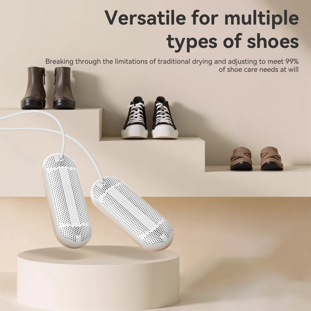 Shoe Dryer Household Foldable Drying Device Multi-Functional Dehumidification UV Dryer Deodorization Foot Warmer Heater