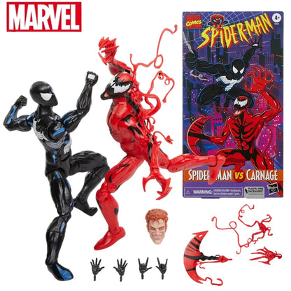 Marveles Studios Legends Spider Man Vs Carnage Action Figure Model Toys Deadpool Avengers Venom Collection Doll Kids Toy Gift