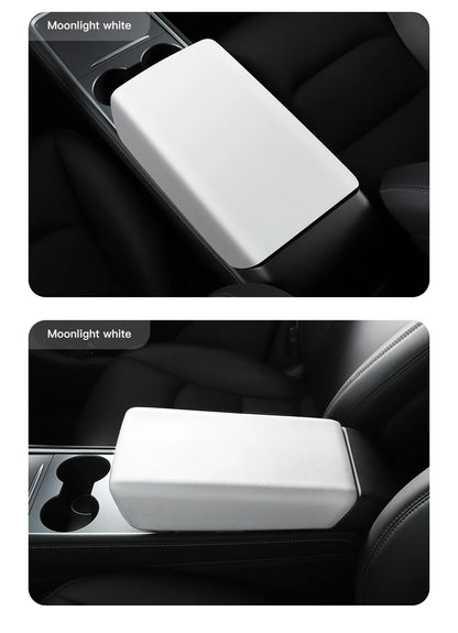 YZ For Tesla Model 3 Y YL Juniper Highland Armrest Pad Soft Case Center Console Box Cover Aanti-scratch 2026 Accessories