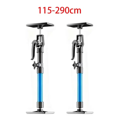 New 2Pcs Labor-Saving Telescopic Steel Support Rod Cabinet Jack Drywall Construction Tool Extensible Non-slip Hand Lifting Jack