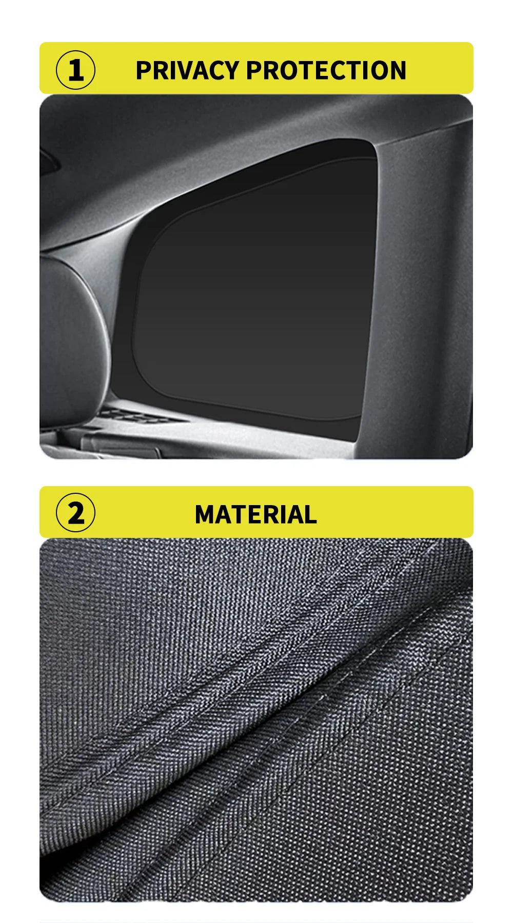 For Dongfeng Eπ 007 2024-2025 Windshield Sun Shade Side Window Shades Cover Sun Visor Shield Privacy Protection