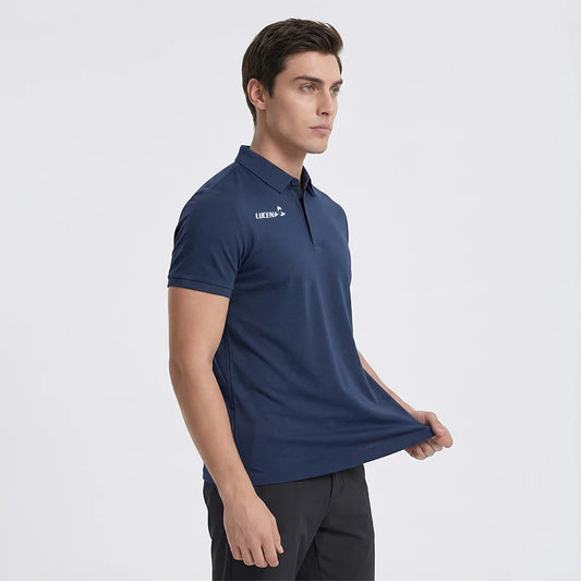 LUCEN Original Base Summer New Design Men's High-Quality Outdoor Sport Polo Shirt Golf Running Fitness Short-Sleeved T-Shirt Top