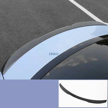 For BYD Seal EV 2022 + Car Styling Fixed Wind Pressure Tail Wing Cover Rear Trunk Roof Spoiler Sport Surround Plate Accessories