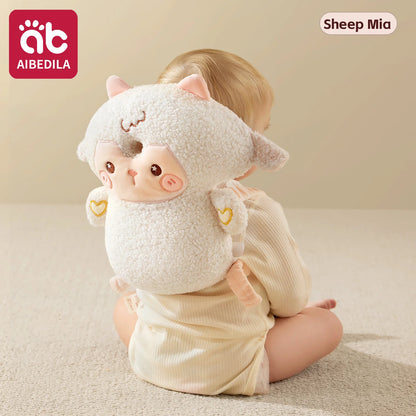 AIBEDILA Triple-sided Fall Baby Head Protector Pillow Cute Animals Anti-Fall Pillow for Crawling Walking Toddler Back Safety Pad