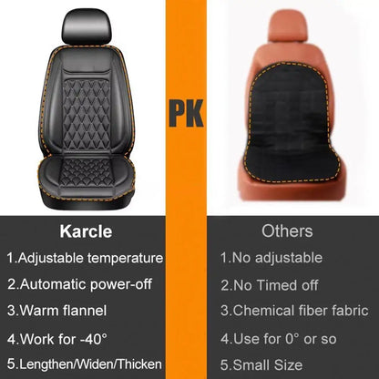 12-24v Heated Car Seat Cover 30' Fast Car Seat Heater Cloth/Flannel Heated Car Seat Protector 25W Seat Heating Cover Car Seat