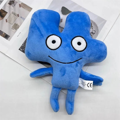Bfdi Four Plush Doll Game Battle for Dream Island Cosplay Plushie Toy Number Flower Woody Coiny Firey Lollipop Soft Kids Gift