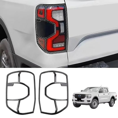 Fit for Ford Ranger 2024 2025 Interior Protection Sticker Carbon Fiber Grain Gear Shift Panel Cover Trim