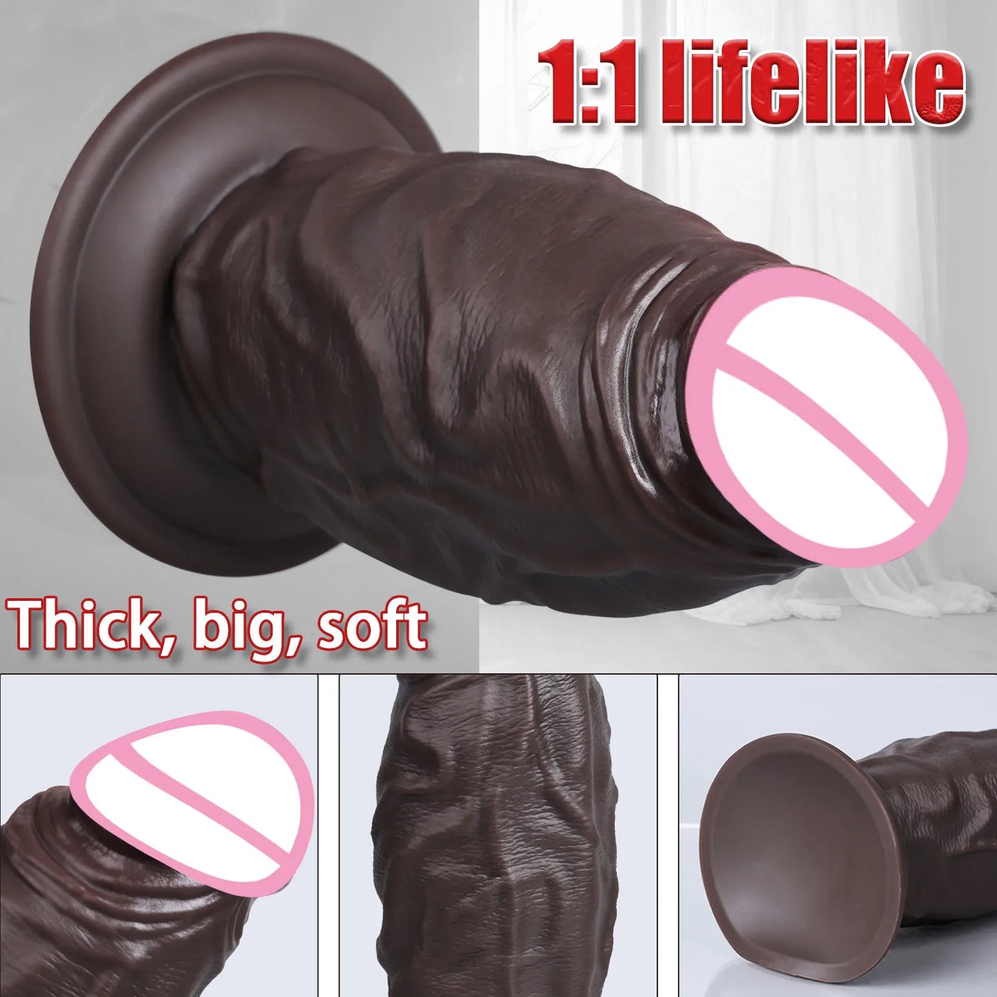 Super Big Black Anal Dildo Penis Prostate Massager Soft Silicone Sexy Adult Masturbator Oversized Strap-on Dildos Anal Sex toys