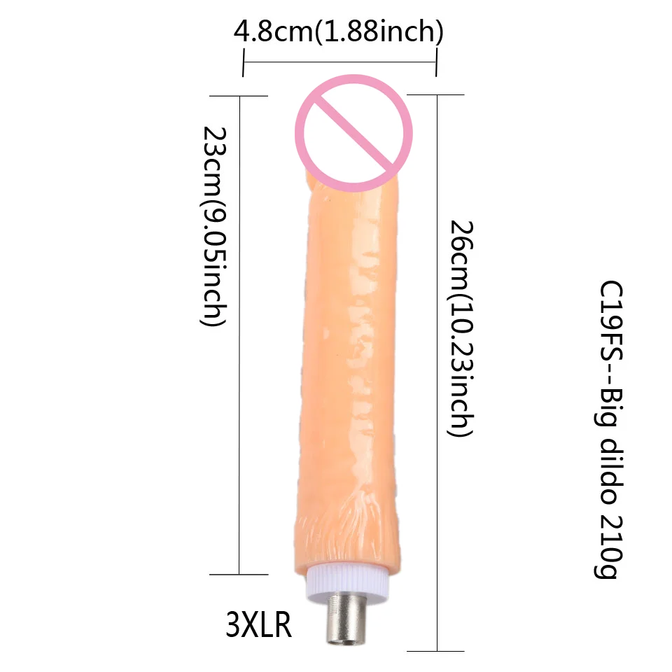 Dildo-Entry-Level Sex Machine A2/F2/F3 Accessories 3XLR Accessories Dildos Suction Cup Sex Products For Women And Men