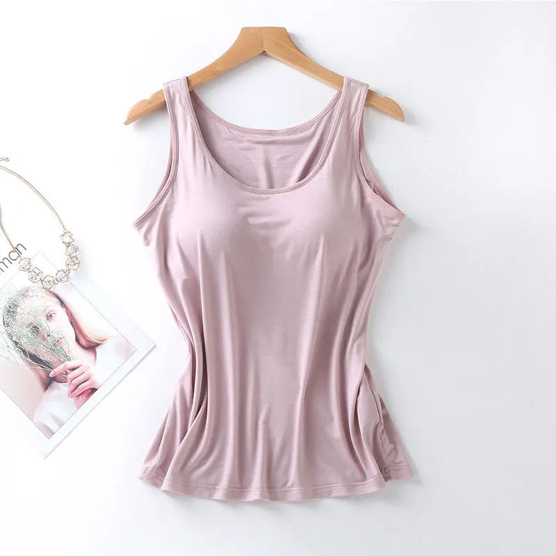 NHKDSASA Seamless Lingerie Women Vest Solid Crop Top Push Up Padded Bralette Woman Vest Basic Comfortable Soft Underwear 4XL