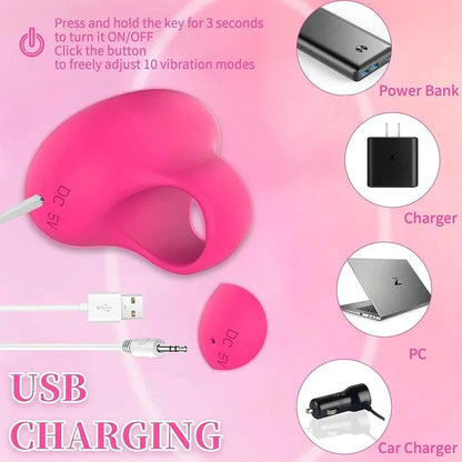 Pocket Mini Ring Face and Eye Massager Portable USB Charging Waterproof Face Eyes Body Relieve Fatigue Facial Skin Care Tools