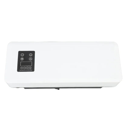 1500W Electric Wall Heater, ABS Wall Mounted Space Heater With Remote Control, Fast Heating And Cooling, Towel Drying Rack