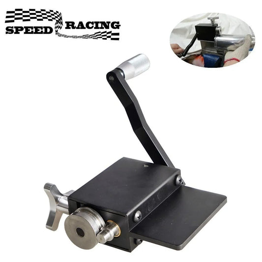 Tubing Beader Tool Manual Bead Roller Intake and Intercooler Piping Crimping Tool Fit 5/8" or Larger ID Tubes Aluminum