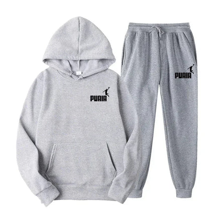 2025New Men's and Women's Hoodie Jacket Fashion Street Casual Set Autumn/Winter Brushed Sweatwear+Pants 2025 Multi Color Set