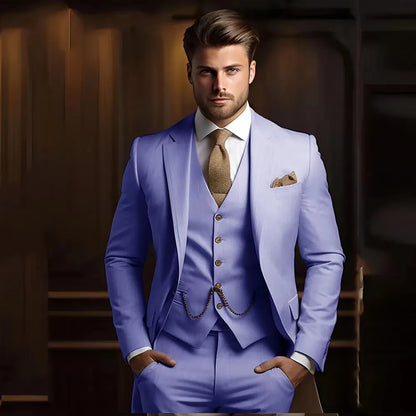 High Quality Black Men's wedding Suits Smart Cusual 3 Piece Custom Slim Fit Male Blazer Wedding Groom Tuxedos Costume Homme