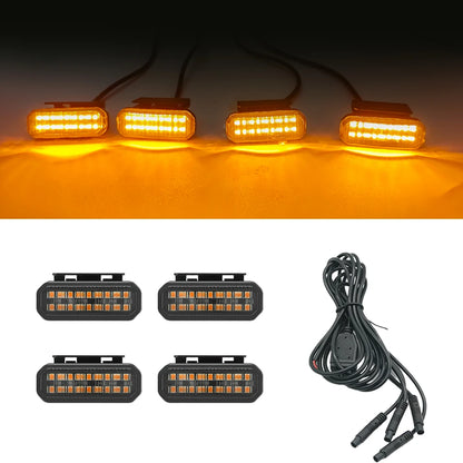 FOR TOYOTA HILUX LED Car Lights Front Grille LED Light Safety Warning Light Harness  Car Accessories LED Signal Lamps