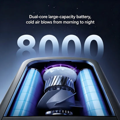 2026 New Semiconductor Cooling Waist Fan Portable USB Rechargeable Mini Air Conditioner Personal Cooler for Outdoor Work