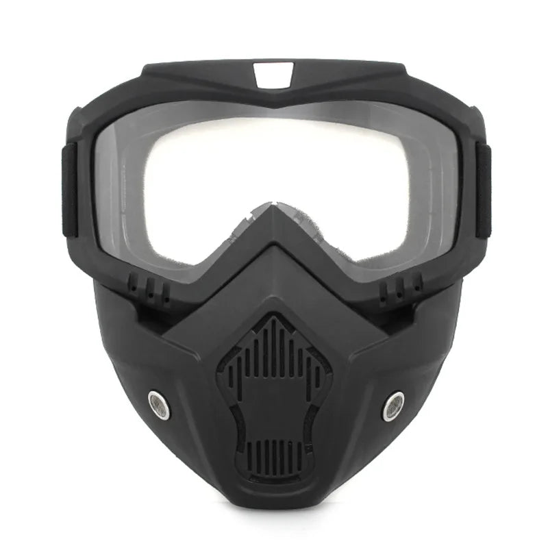 Dustproof Motocross Glasses Adjustable Motorcycle Goggles Breathable Full Face Protective Dirt Bike Off-road Windproof Mask