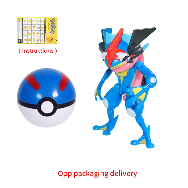Pokemon Figure ball transform Action Gyarados Charizard Venusaur Blastoise Mewtwo Pikachu Mew Snorlax Poke ball Pokeball gift