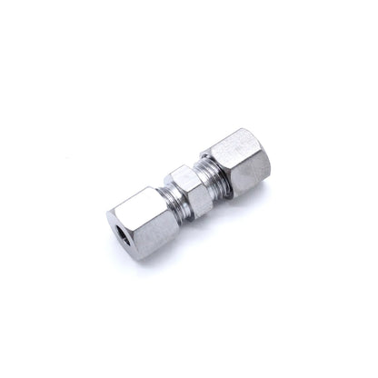 10pcs Brake Line Union Fittings Straight Reducer Compression Kits Connector 3/16" OD Hydraulic Brake Lines Pipe Car Parts