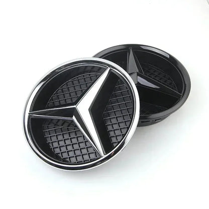 For Mercedes Benz 3D Car Grill Emblem Star Badge Front Grill Logo W204 W205 W213 X253 A B C E S CLA GLB GLC GLE GLS Accessories1