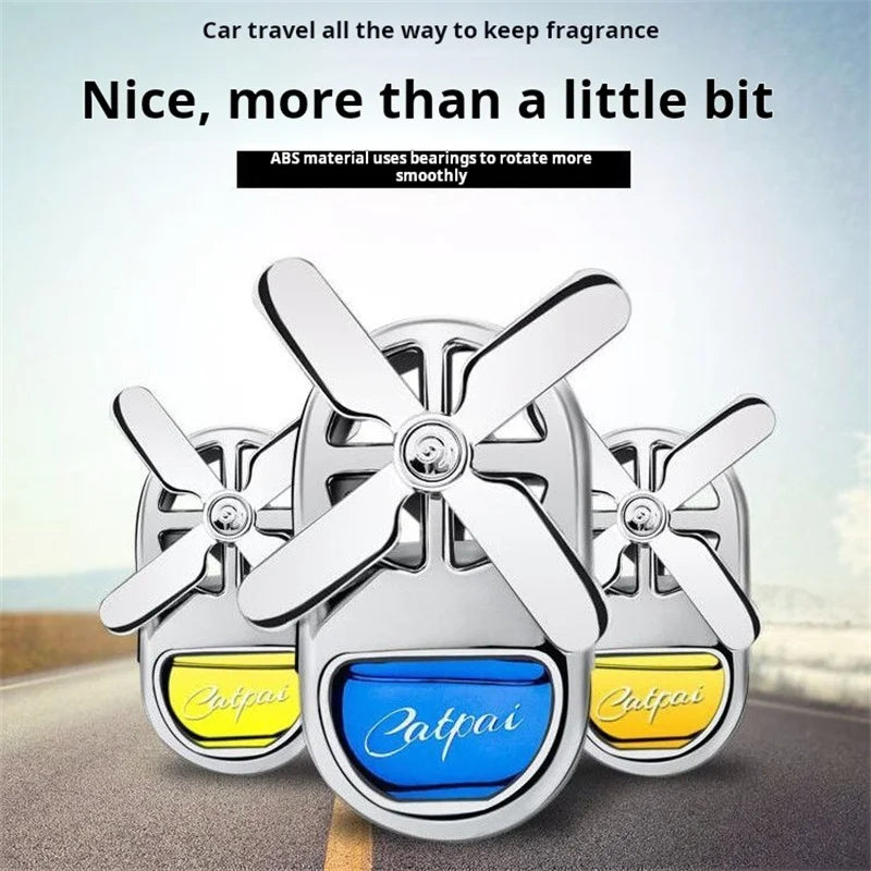Car perfume Air conditioning outlet fan Car interior decoration aromatreatment decoration Car fragrance fragrance lasting light