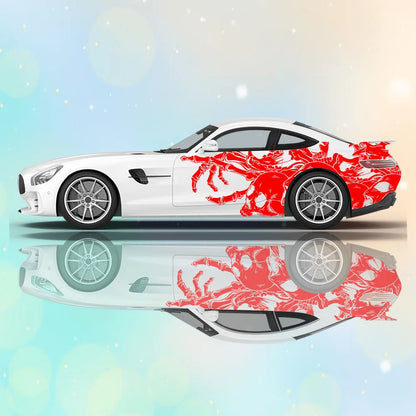 Multiple Skull Car Decals for Full Body Decoration To Cover Scratches and Protect The Car, Waterproof. Car Vinyl Wraps