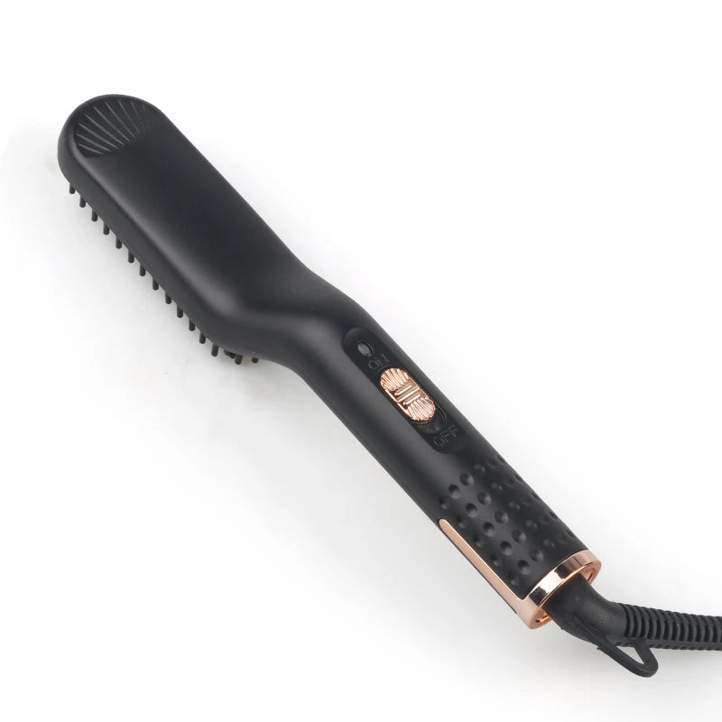 Electric Beard Heated Brush Kit Hair Straightener Straightening Men Quick Styler Beard Comb Electric Comb For Hair