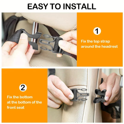 Car Backseat Organizer with Tablet Holder,1PC Kick Mats Back Seat Protector with 9 Storage Pockets Travel Accessories