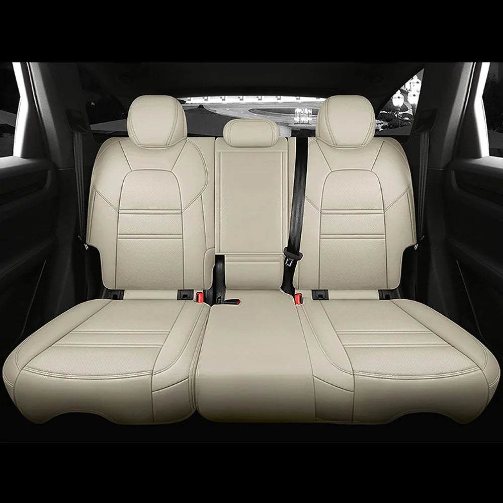 For Audi Q7 4L 2006 2007 2008 2009 2010 2011 2012 2013 2014 2015 Nappa Leather Custom Car Seat Covers Set Protector Accessories