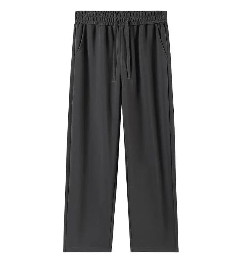 2026 New Cotton Men's Spring Autumn Training Straight Sweat Pants Mid-Season Casual Couple Pants 5Color