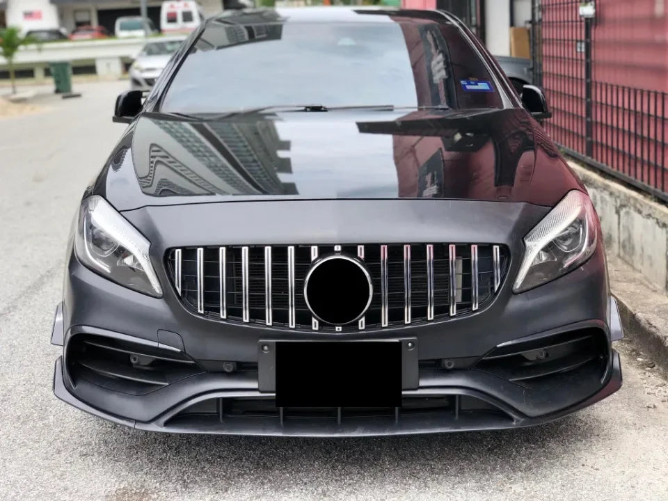 XVIP Diamonds Style Grille For Benz A-Class W176 2016-2018 A180 A200 A250 A45 AMG Front Racing Grille GTR Style Bumper Grille