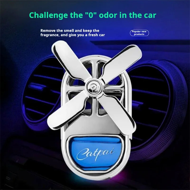 Car perfume Air conditioning outlet fan Car interior decoration aromatreatment decoration Car fragrance fragrance lasting light