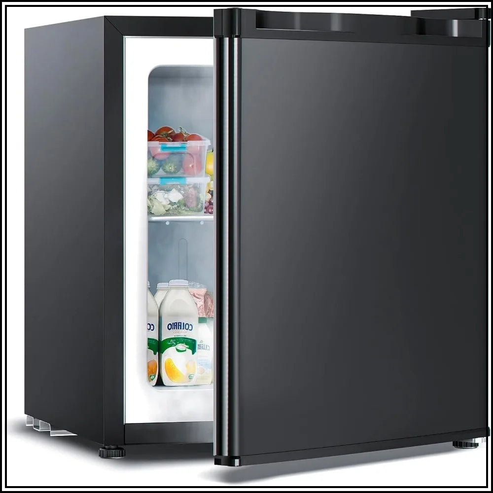 1.1 Cu.ft Mini Upright Freezer, 7-Level Thermostat, Removable Shelves, Reversible Door for Home/Dorm/Apartment