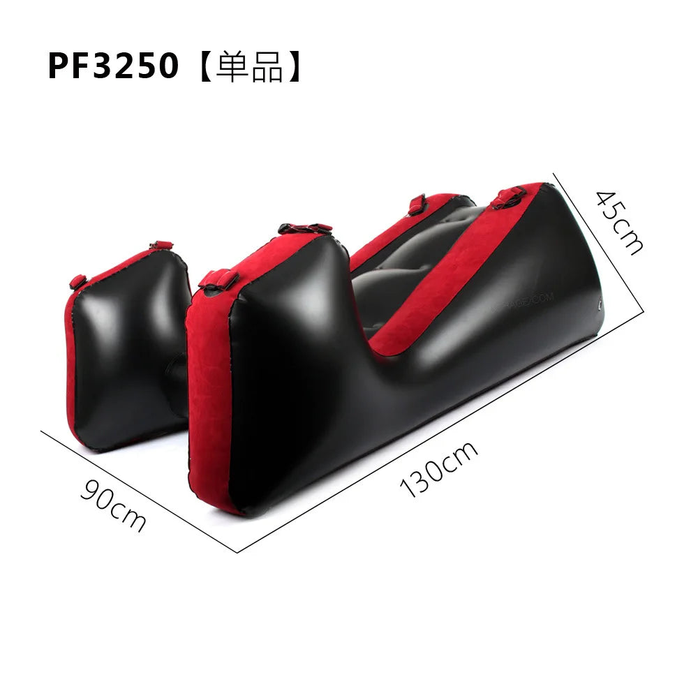 Portable Inflatable Sofa Bed Air Cushion Yoga Chair Lounger Flocking Sex Furniture for Couples Love Positions Deeper Adult Games