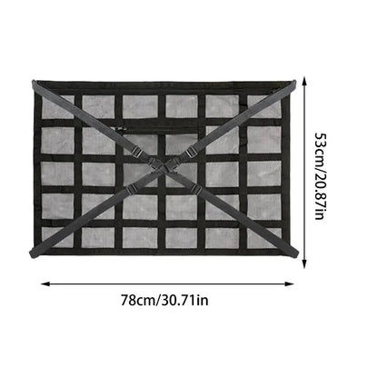 Car Ceiling Net Storage Bag Cargo Universal Truck SUV Space Saving Car Trunk Storage Pocket Organizer Sundries Bag Roof Cargo