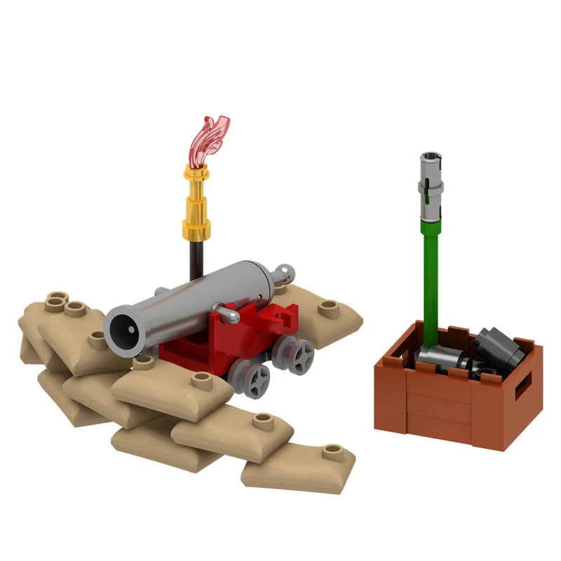 MOC Medieval Military Carriage Carriage Chariot Knight Transport Carriage Weapons Figures Vegetable Wood Bricks Children's Toys