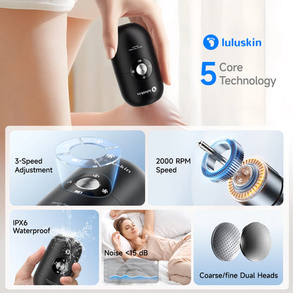 Electric Foot Grinder Foot Callus Remover Auto Thick Leather Polishing Foot Grinder with 2 Grinding Heads Foot Beauty Machine